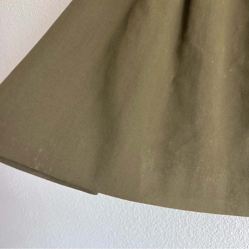 Jason Wu Miss Wu Women’s Olive Green Pleated Belted‎ Mini Skirt - Picture 5 of 16